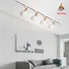 15W Simple Modern LED Track Light Nordic Wooden Ceiling Track System Spotlight for Living Room Background Wall Bedroom Kids Room 5