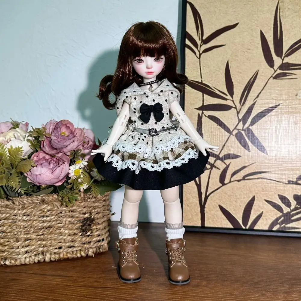 Süße Mode 30 cm Puppenkleidung Pullover Mantel Hübsches Puppenkleid Herbst- und Winterstil Lässiges 1/6 BJD Puppen-Outfit-Set Mädchen Spielzeug Geschenk – Detail 5
