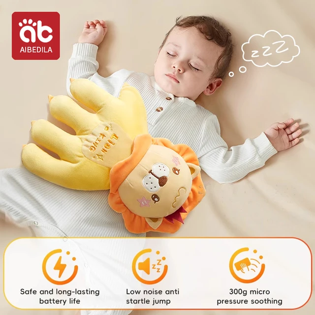 AIBEDILA Soothing Baby Sleep Aid Pillow Babies Soothing Palms Baby Sleep Aid Infant Calming Remote Control Hand Palms Toddler 1