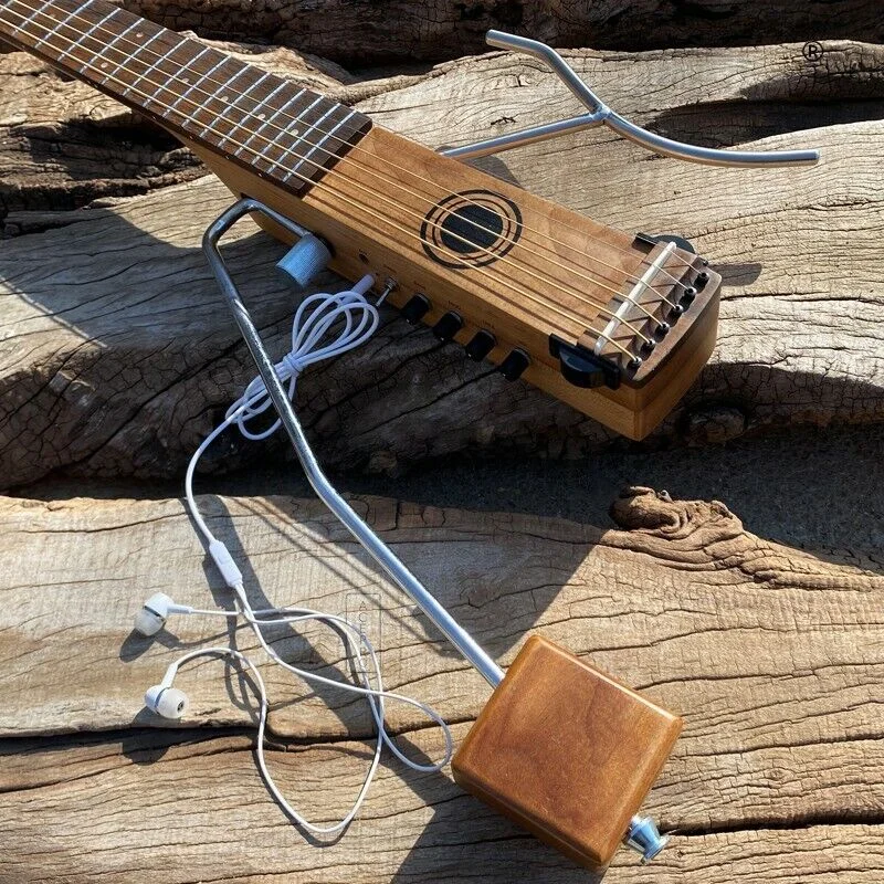 ギター Acepro Mini Electric Acoustic Guitar Acepro Mini Electric Acoustic Guitar Stainless Steel Frets Roasted