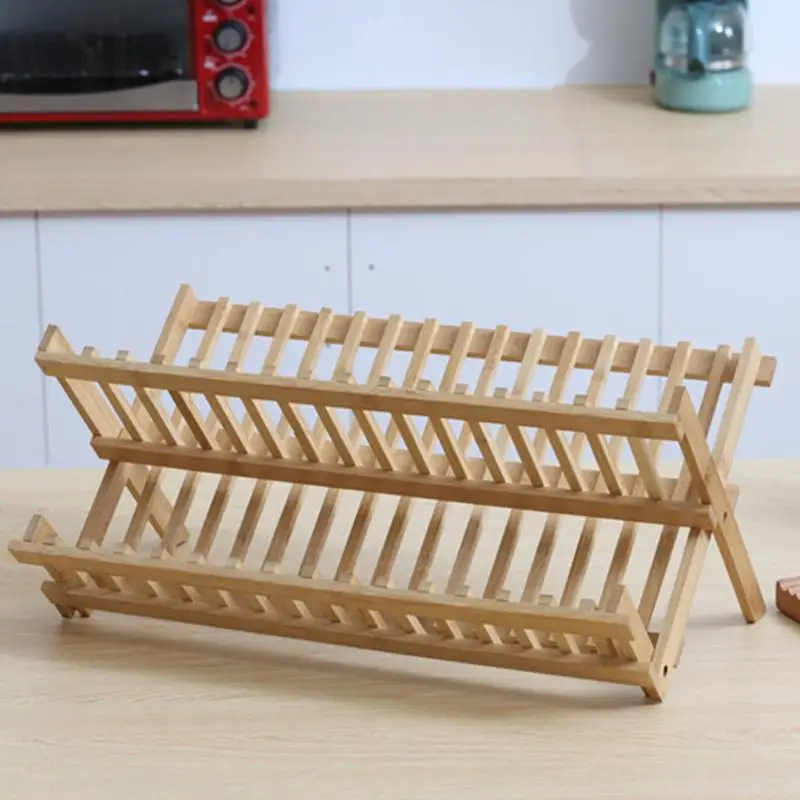 Honey-Can-Do Bamboo Dish Drying Rack