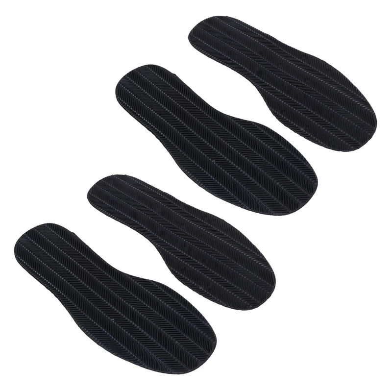 

ASDS-2 Pair DIY Stick On Full Soles Heel Palm Shoe Repair Anti-Slip Grip-Rubber Pads - 29X11.5X0.2Cm
