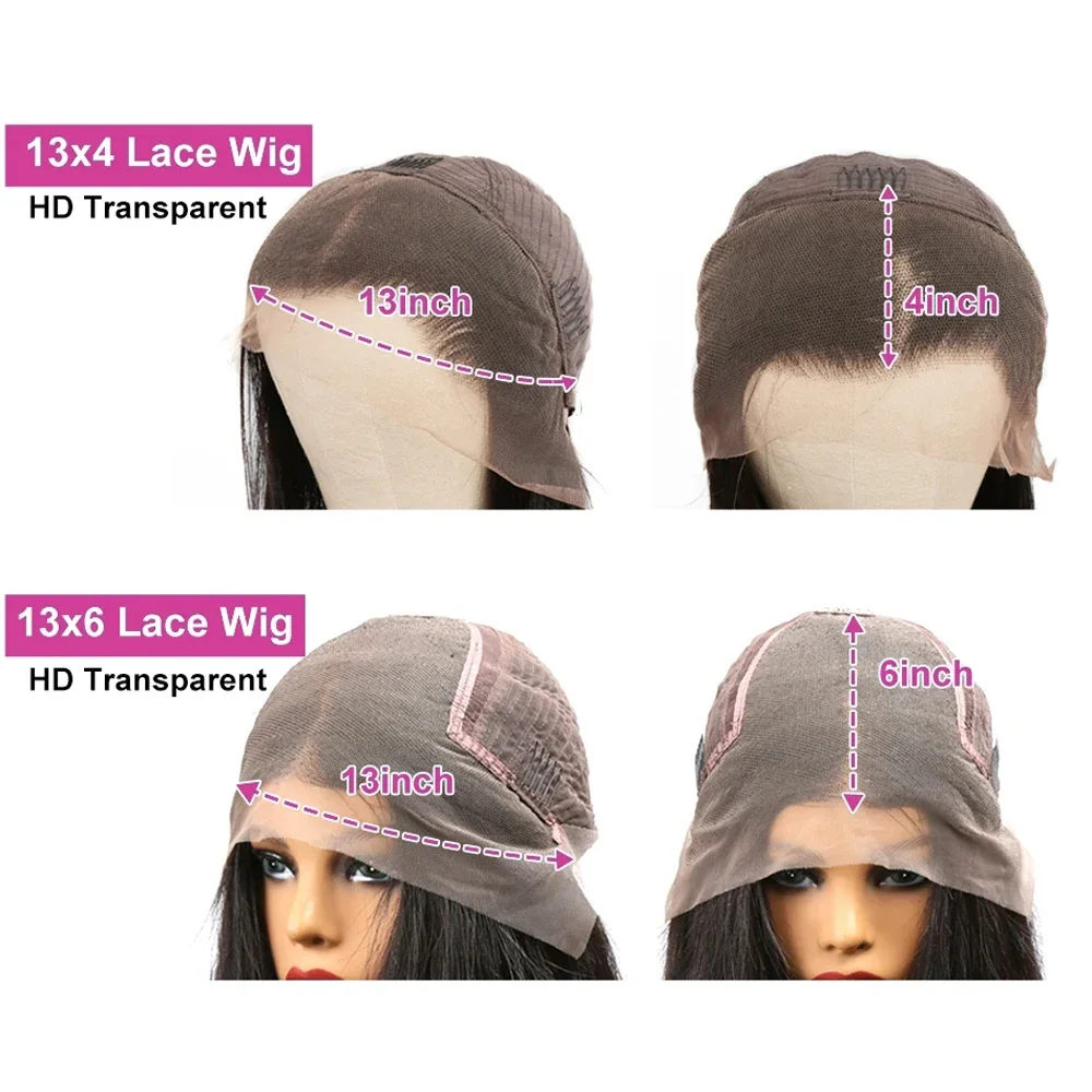 Lace Front Human Hair Wigs Reddish Brown Chocolate Brown Straight for Women