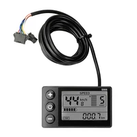 S866 vélo électrique LCD affichage compteur compteur de vitesse odomètre 24V 36V 48V panneau de commande de Scooter électrique avec prise 1