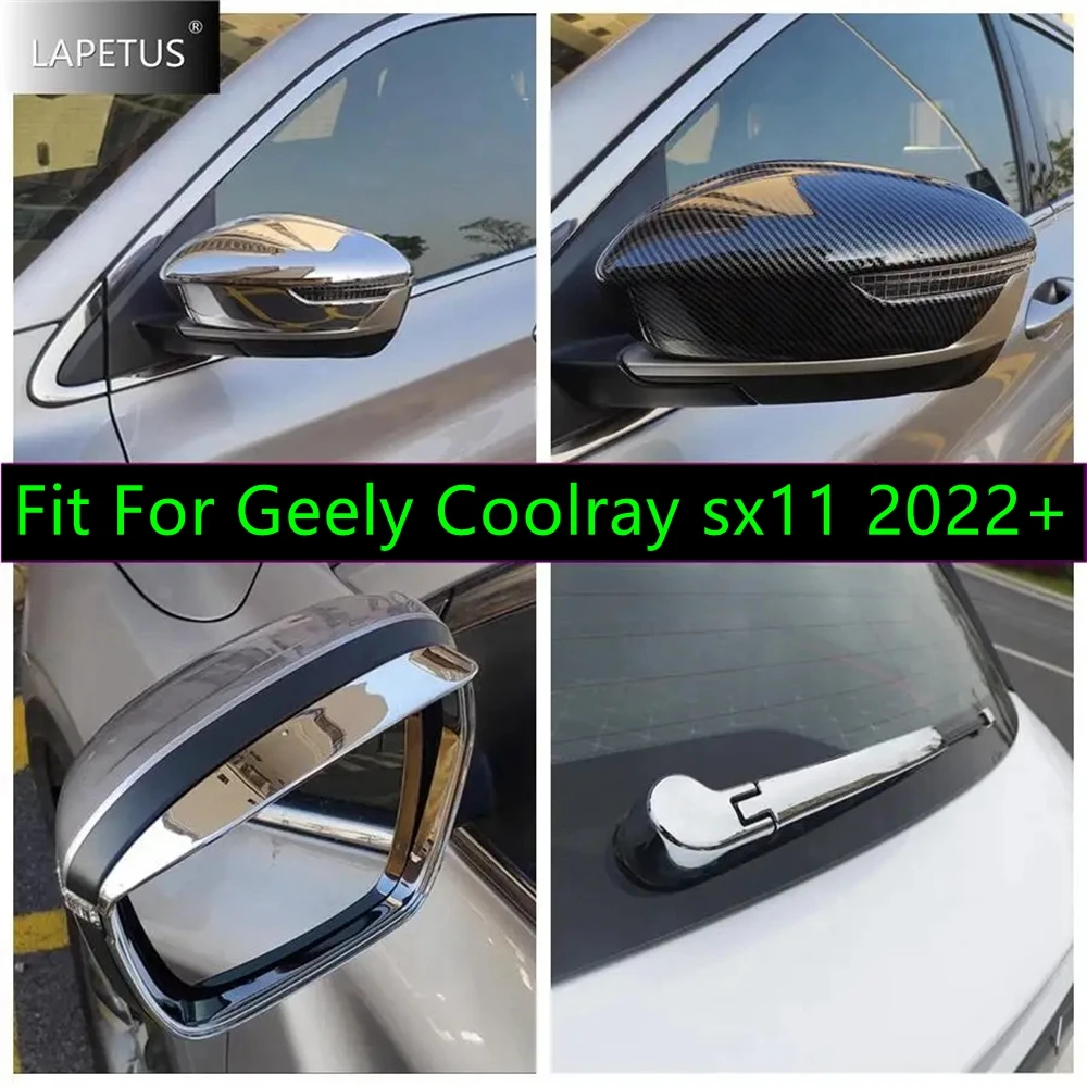 

Rearview Mirror Shell Protector Decoration / Rear Window Windscreen Wiper Cover Trim Accessorie For Geely Coolray sx11 2022 2023