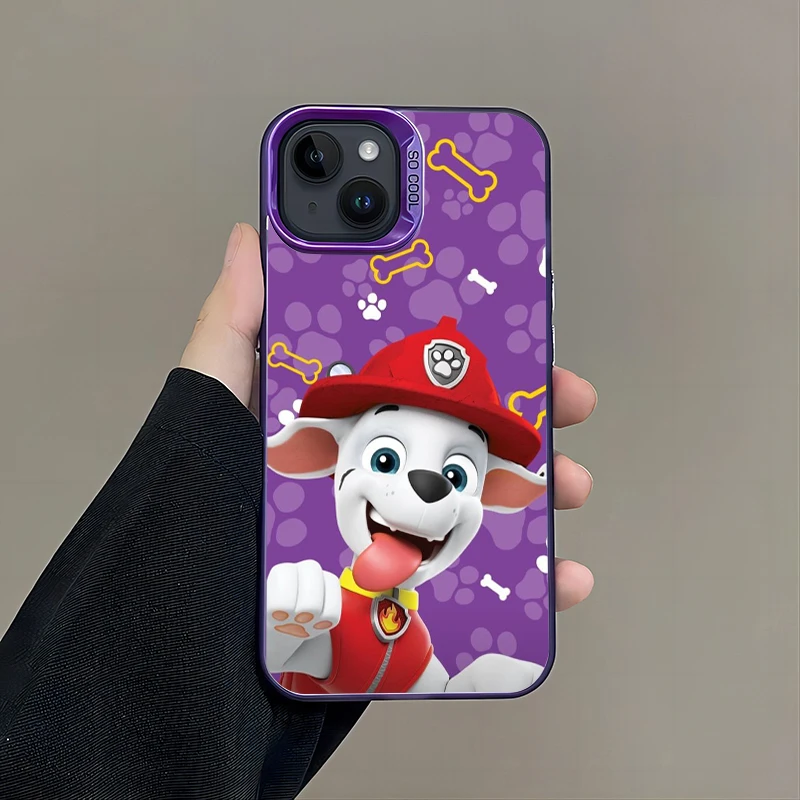 Paw Cartoon Animal Patrols Candy Matte Shockproof Phone Case