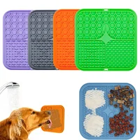 Pet Lick Silicone Mat for Dogs Pet Slow Food Plate Dog Bathing Distraction Silicone Dog Sucker Food Training Dog Feeder Supplies 1