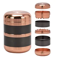 HORNET Zinc Alloy Crusher  60mm 6 Piece Crusher  Accessories 1