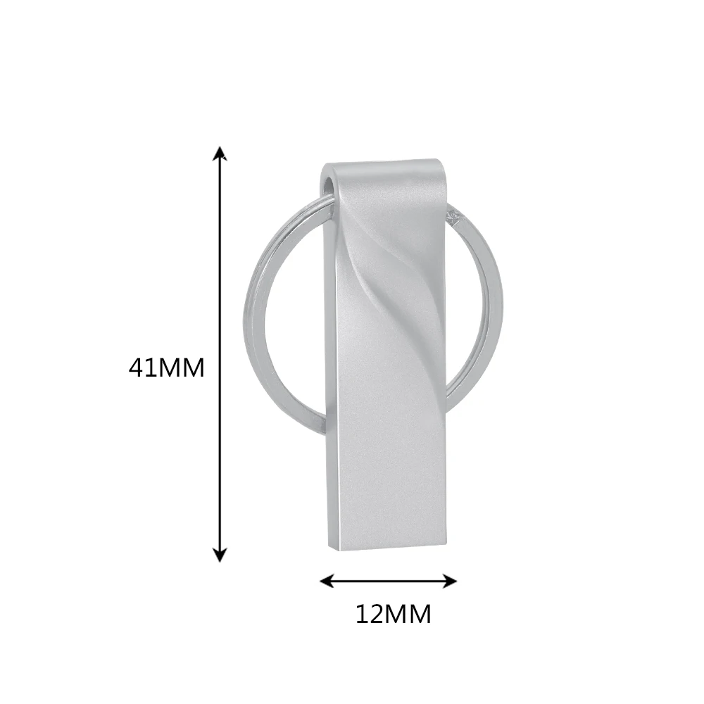 10/20/50PCS Free Custom LOGO USB Flash Drive 3.0 4GB 8GB High Speed Pen Drive 16GB 32GB 64GB 128GB Pendrive metal usb sticks