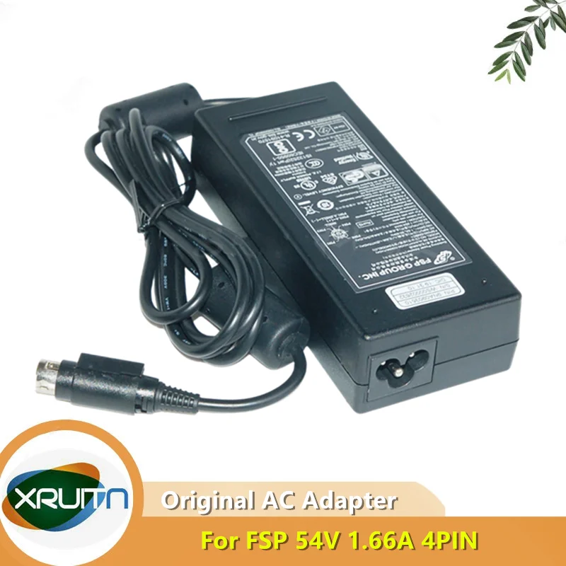 Caricabatterie Adattatore Ca Originale Fsp 54V 1.66A 90W 4Pin Fsp090-Dmbc1 Per Switch Gigabit Poe + Desktop Aziendale A 16 Porte Linksys Lgs116P