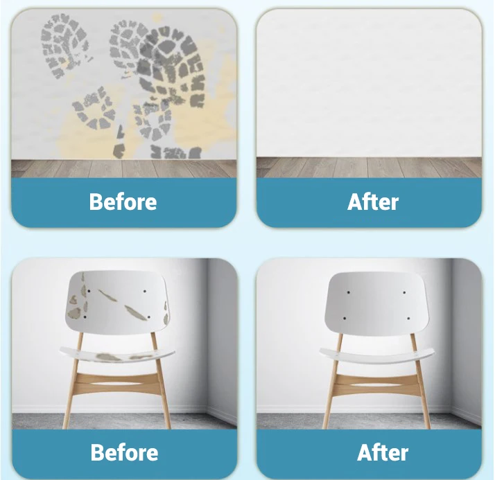 Wall Mending Agent Drywall Patch Self-brushing Rollers Wall Cabinet White Paint for Nail Hole Cracks Potholes