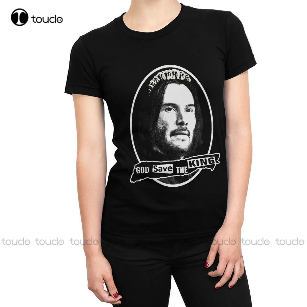

Забавная футболка Кеану ривс с надписью «Save The King», мужские женские футболки разных размеров, Забавные футболки для мужчин, модная футболка с юмором для взрослых в стиле ретро на лето
