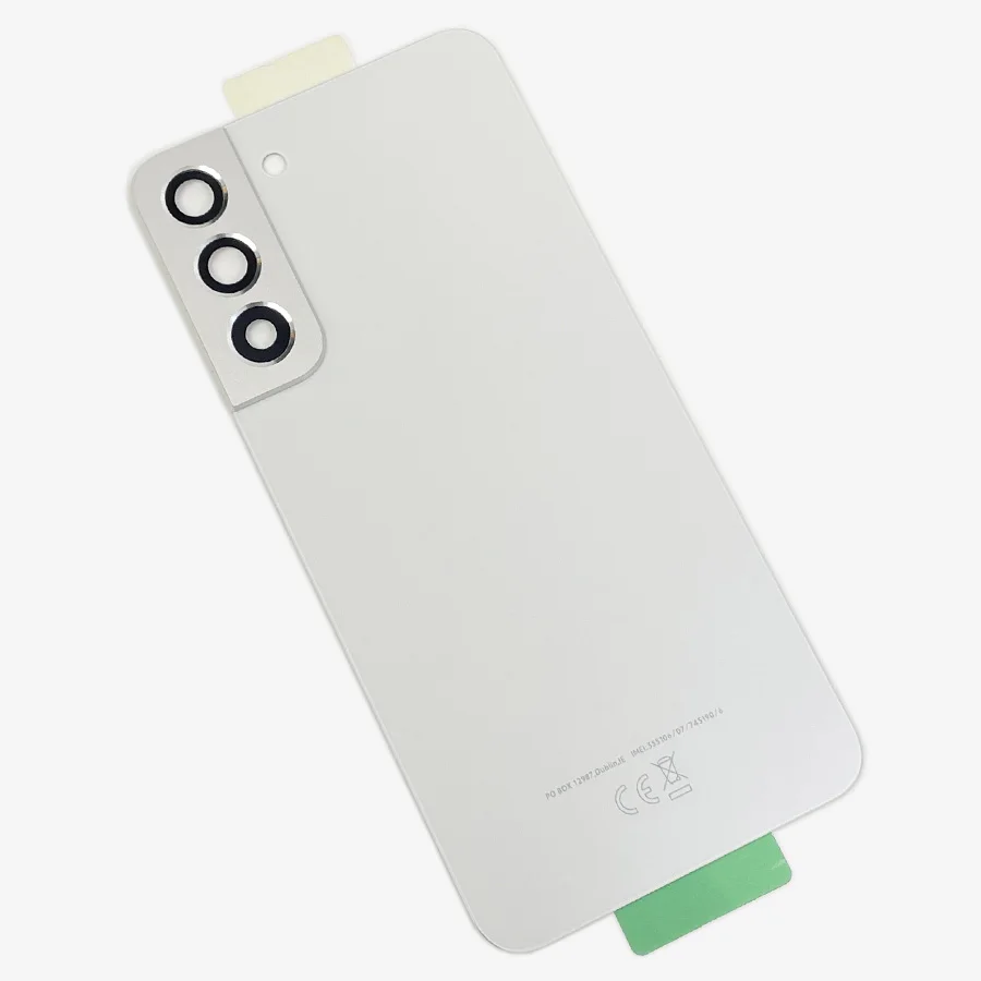 삼성 갤럭시 S22 플러스 5G S906 배터리 커버 후면 도어 하우징 패널 케이스 카메라 렌즈 부품용 S22+ 5G 후면 유리 교체