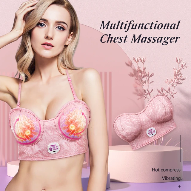 Charging Electric Breast Massage Bra Vibration Chest Massager Growth  Enlargement Enhancer Breast Heating Stimulator Machine Usb -  Multi-functional Beauty Devices - AliExpress