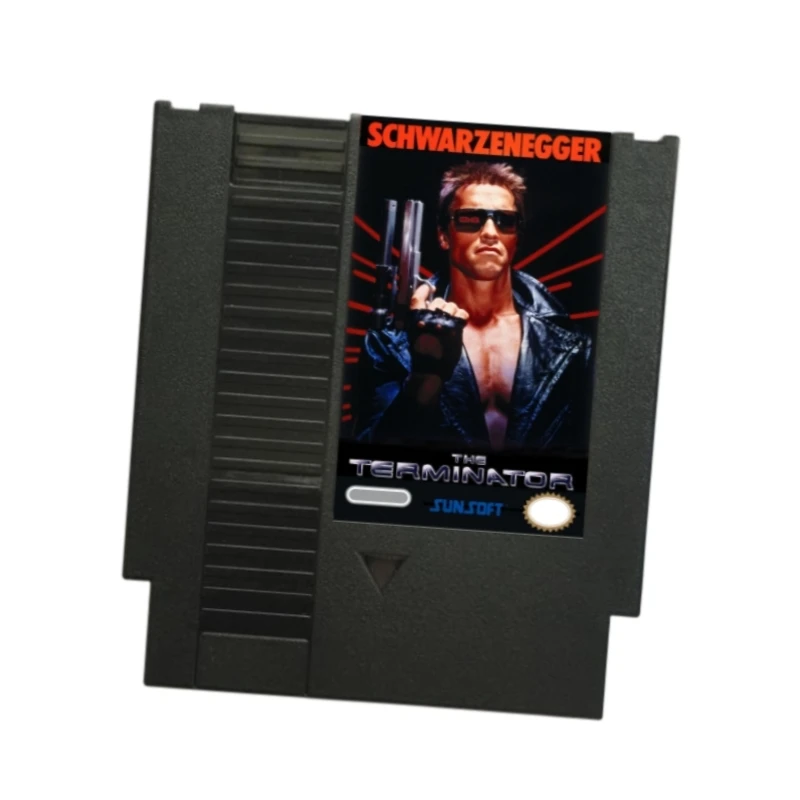 

The Terminator by SunSoft Game Cartridge for NES Console 72Pins Video Game Card