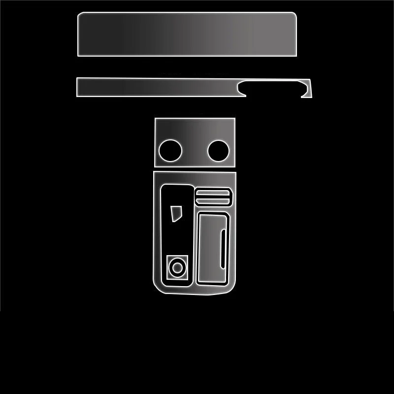

For Jetour X70 PLUS TPU Transparent Protective Film Interior Sticker Center Console Navigator Gear Windows Panel Car Accessories
