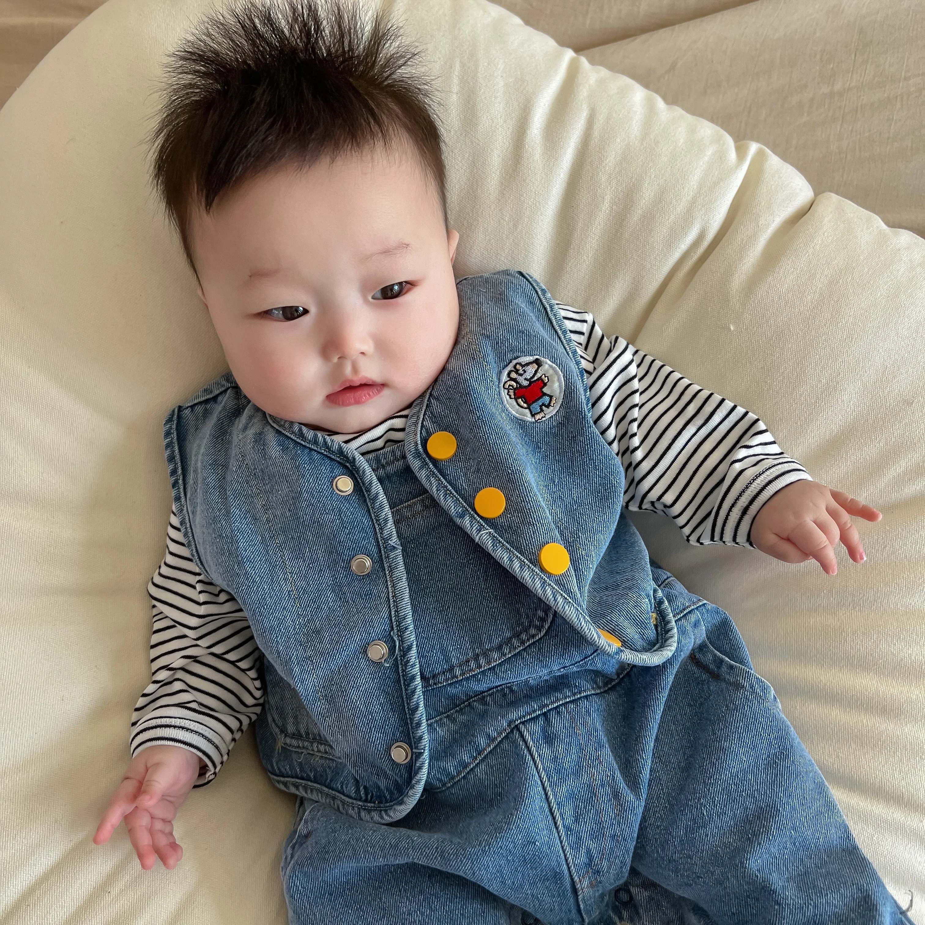 Spring and Autumn baby boy baby girl Vest, strap Korean Fashion Casual Cute cotton Coat Vest baby/infant