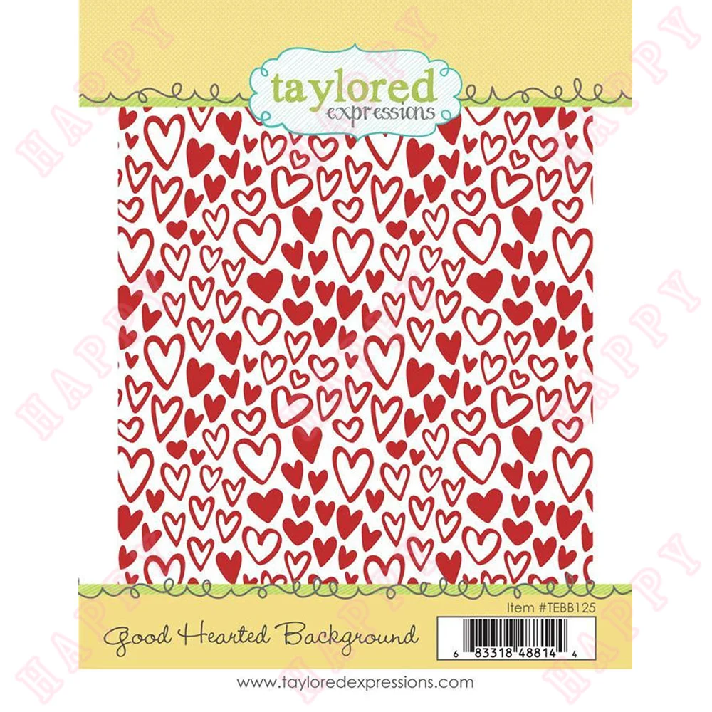 

Good Hearted Background Stamps Photo Album Scrapbook Diary Decoration Embossing Craft Template Diy Card Greeting Card Handmade