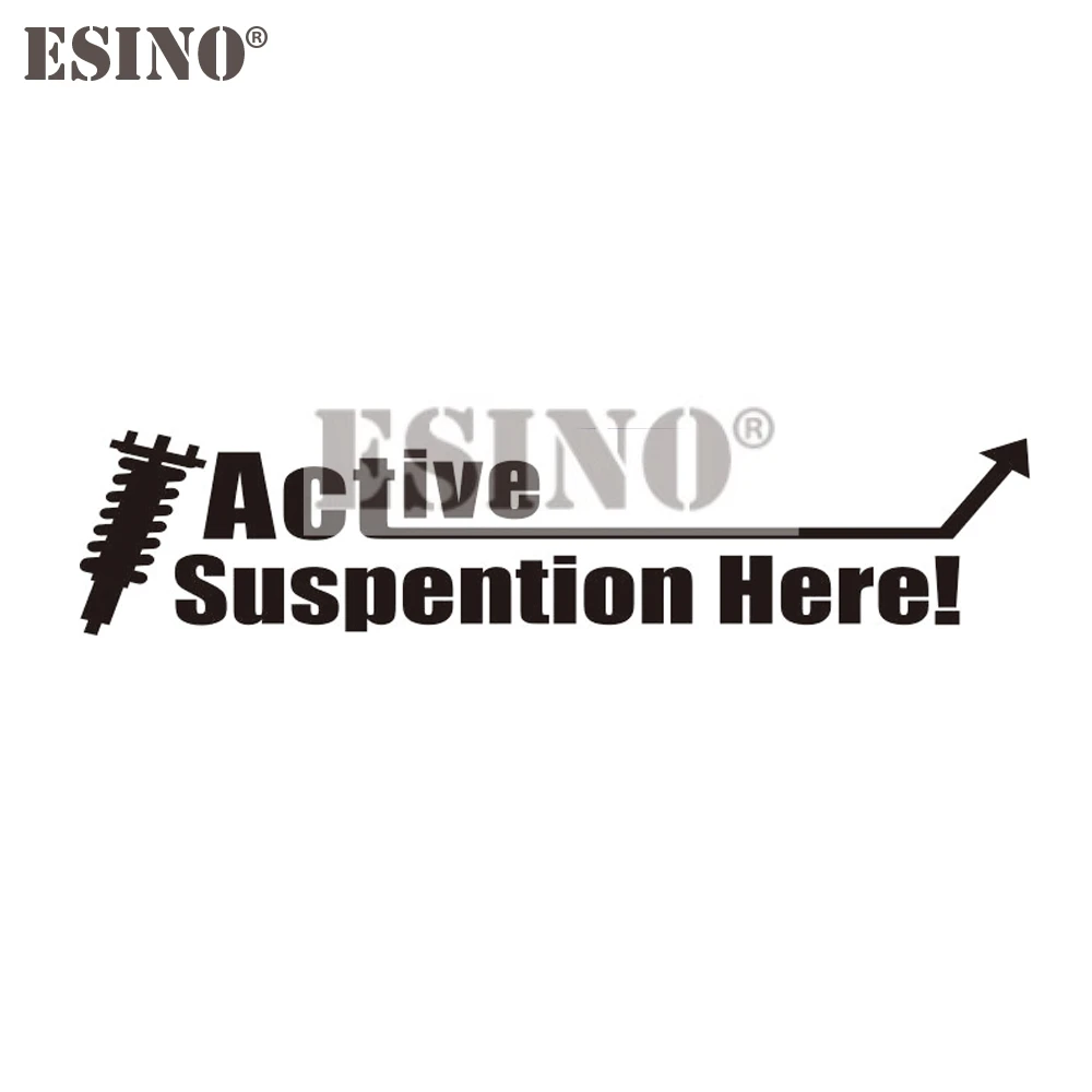 

Car Styling Creative Active Suspention Here Funny Decorative PVC 3D Carving Decal Car Door Body Vinyl Sticker