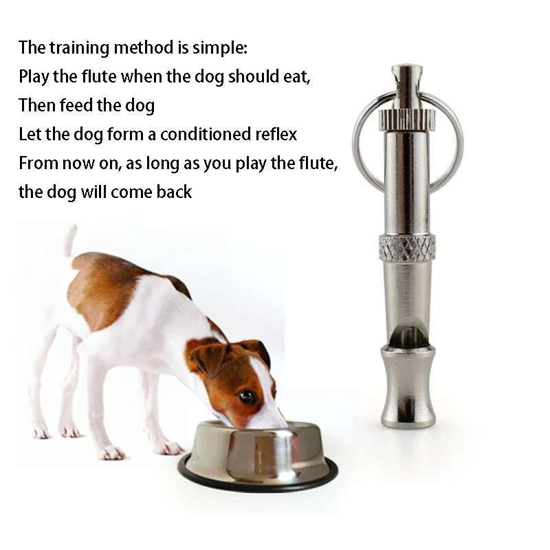 Dog Trainings Whistle Dog Obedience Whistle Stop Barking Training Silver Silent Sound Training Pet Supplies dog whistle
