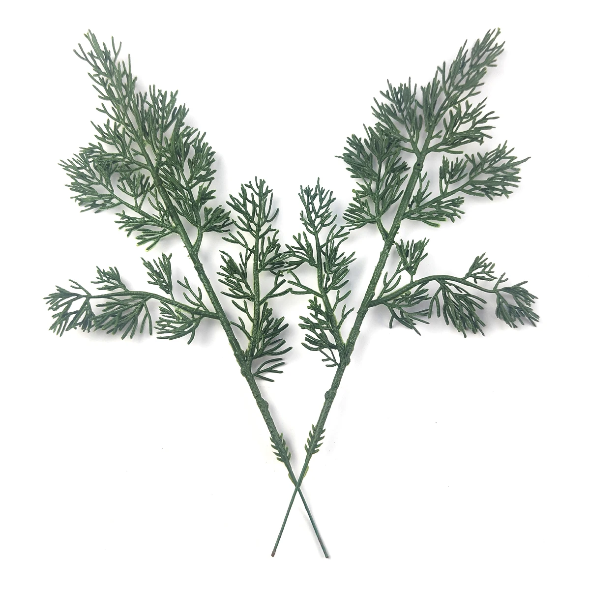 

5Pcs 31x13cm Artificial Pine Needle Vases Branches Christmas Fake Flower Plant Wedding Decoration For Home Furnishings Xmas Tree