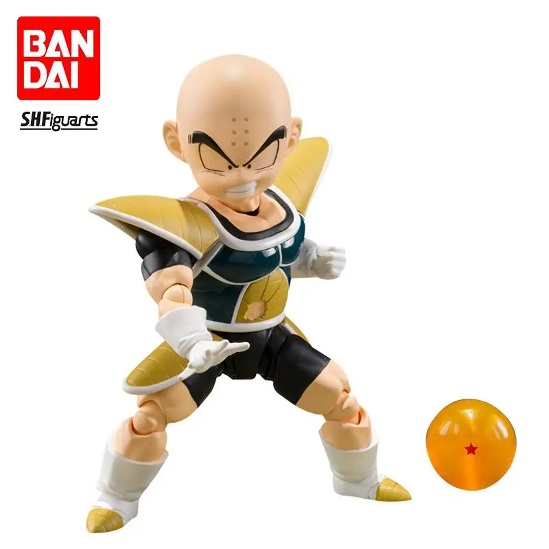 

Bandai Original SHF S.H.Figuarts DRAGON BALL krillin Anime Collection Figure Model ornament Kids toy Christmas Birthday Gift