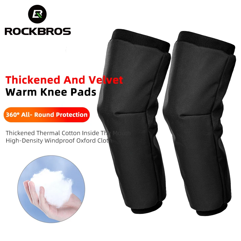 

ROCKBROS electric bicycle Knee Pads Motorcycle windproof Resistant cold Keep Warm Men Women Cycling Accessories