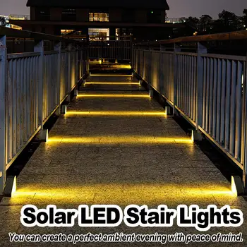 weatherproof Solar LED Step Lights 1