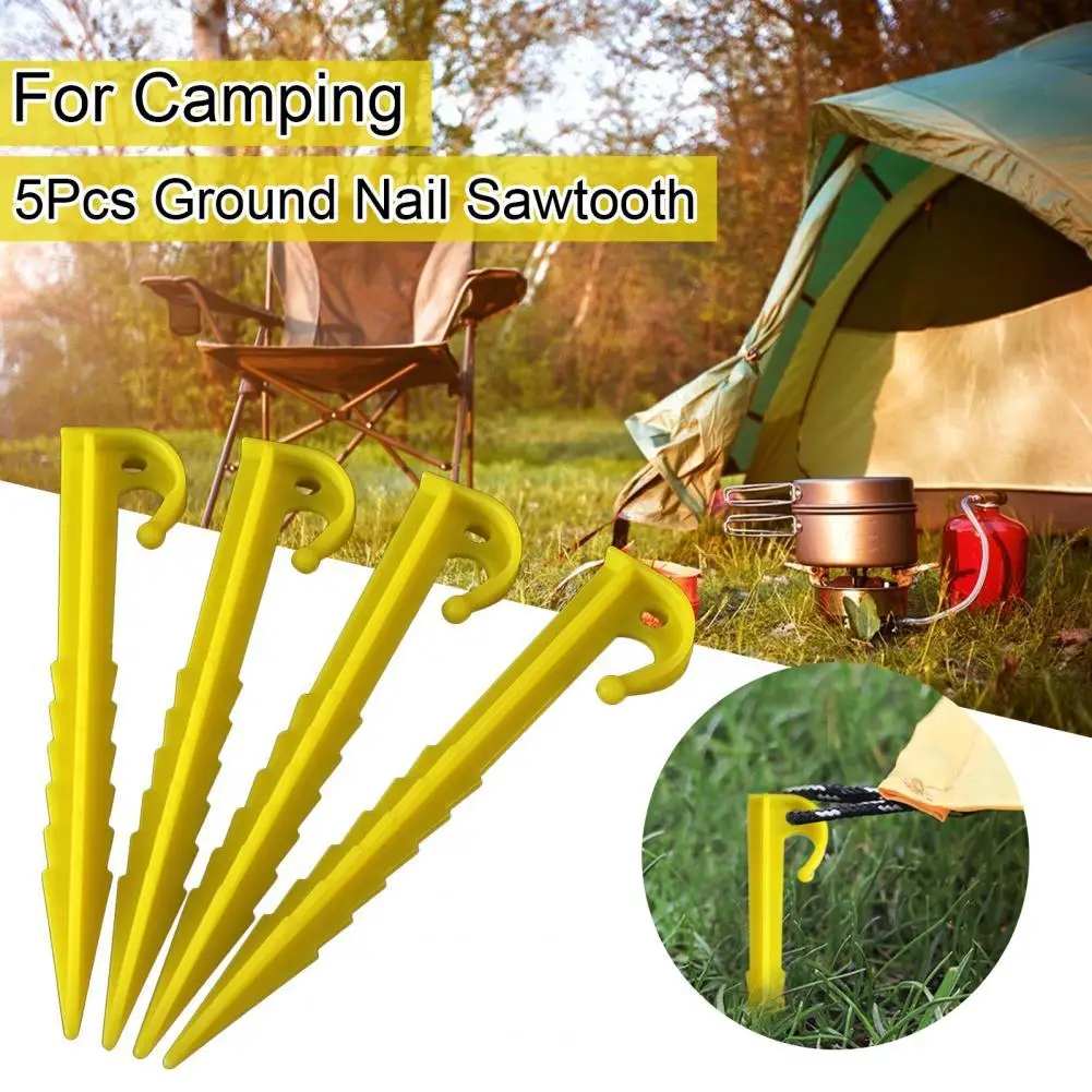 Piquets De Tente Robustes Acier - Noir - Pour Camping Et Randonnée Montagne