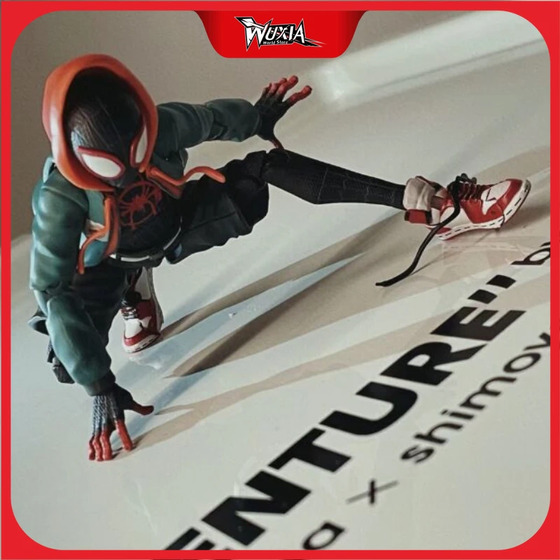 

Marvel Classic Anime Spider Man Into The Spider Verse Miles Morales 13cm Model Figure Spiderman Peripherals Manga Gifts Boys Toy