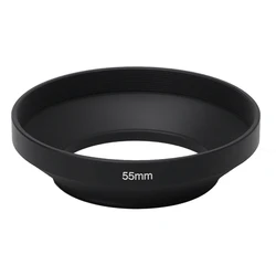 Durable Metal Wide - Angle Lens Hood (55mm)