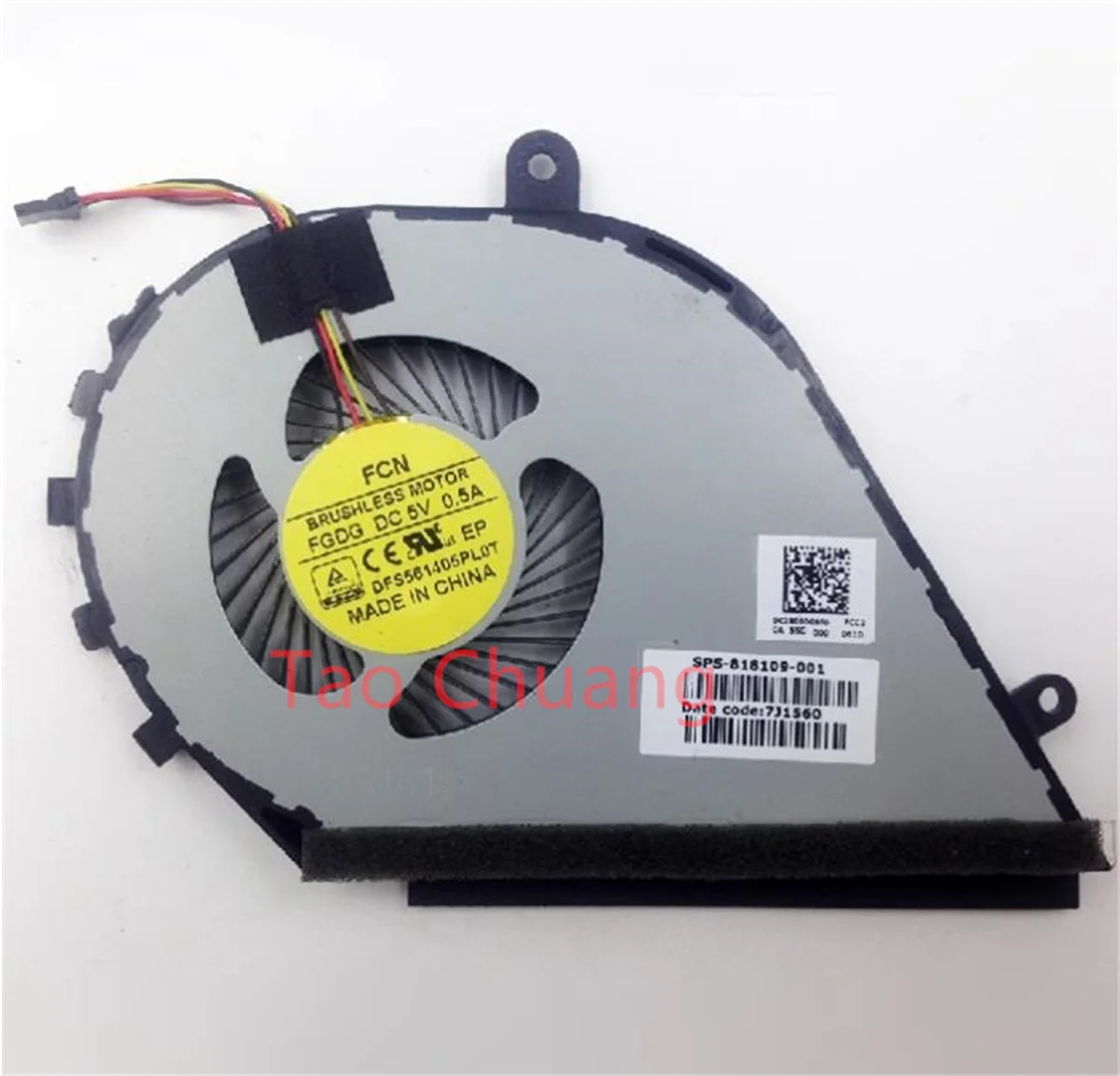 

FOR HP Envy 14-J000 14-J153 Radiator Fan DC28000G9F0 818109-001