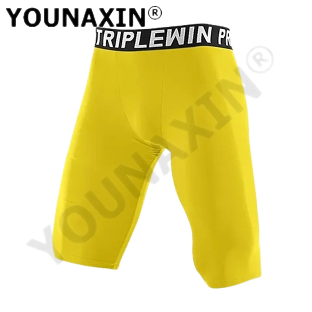 Men's Base Layer Sports Shorts Gym Basketball Pants Football Leggings Fitness Running Workout Training Quick-Dry S M L XL 2XL