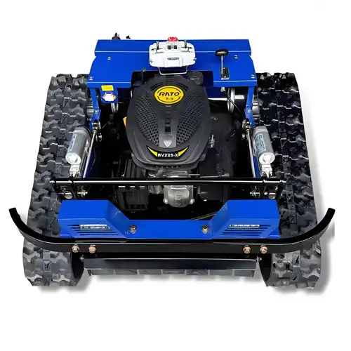 Customized crawler grass cutter lawn mover Remote control lawn mower Robotic Lawn Mowe CE/ISO certified Sale garden - Image 4