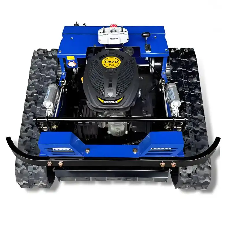 Customized crawler grass cutter lawn mover Remote control lawn mower Robotic Lawn Mowe CE/ISO certified Sale garden - Image 4
