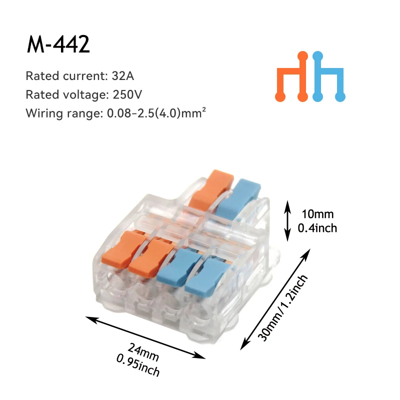 10/50pcs Quick Wire Connector Universal Compact Wiring Splicing Conector Electrical Push In Lighting Terminal Block Connector image 12