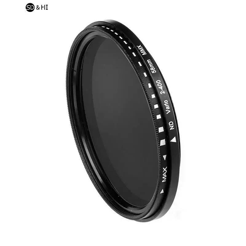 

Fader Variable ND Filter Adjustable ND2 To ND400 Neutral Density 40.5 43 46 49 52 55 58 62 67 72 77 82 MM