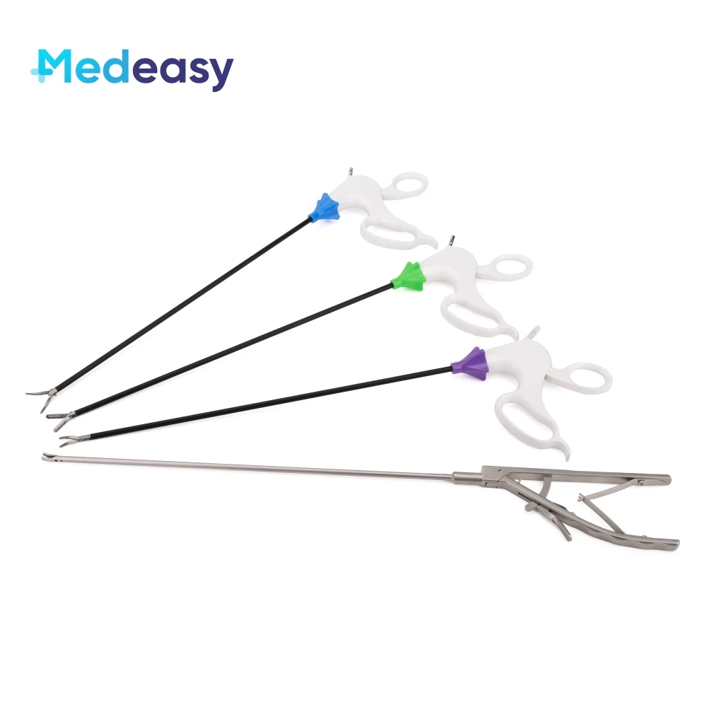 4 Pcs Tools Set Laparoscopic Simulator Trainer Box Training Instruments