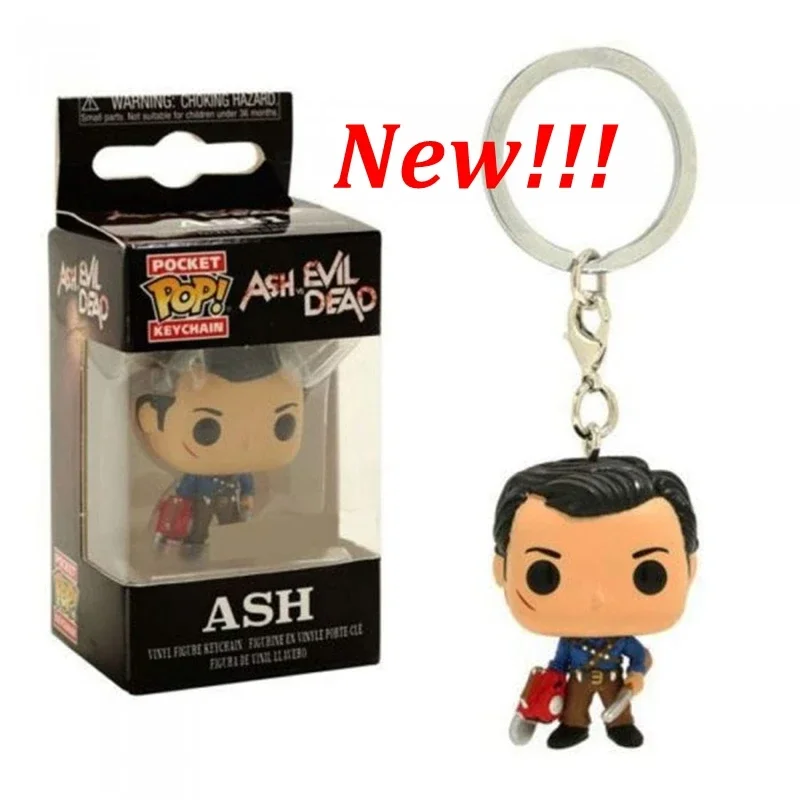 Nuovo Arrivo Funko Pop Pocket Portachiavi Ash Evil Dead Ash Con Motosega Action Figures Giocattoli Con Scatola Originale