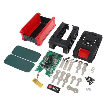 Contenitore per batterie Li-ion 21700 36V 100A con scheda di circuito per scatola fai-da-te con scheda PCB BMS e protezione di ricarica, può installare 10 batterie