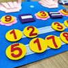Children Early Education Enlightenment Cognitive Mathematics Busy Board Felt Board Montessori Toys Math for Kids Toys Gifts 6