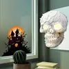 Halloween Skull Pathway Lights Solar Skeleton Lights Pathway Lights Skull Lamp Skeleton Pathway Lights Waterproof Ghost Lights 1