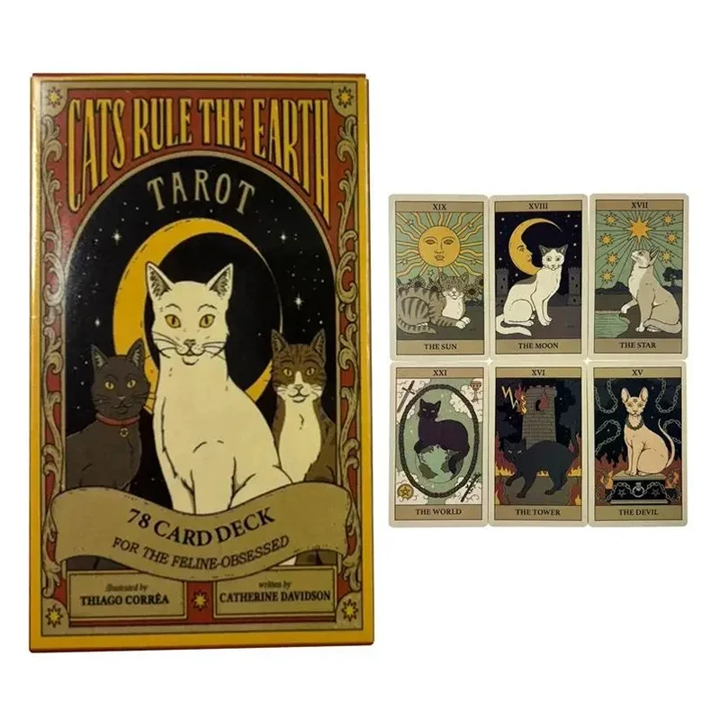 CATS RULE THE WORLD(ENG.)タロット 78枚セット Cats Rule Earth tarot cards A 78 Oracle English Visions