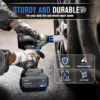 Drive Wheel Protector Impact Socket Impact Sleeve Set Durable Plastic Sleeves 15mm, 17mm, 19mm, 21mm, and 22mm 2