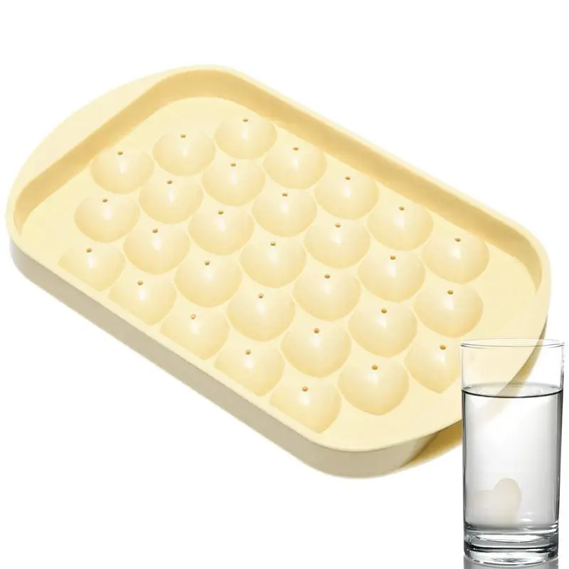 

Heart Ice Cube Mold 29-Grids Dustproof Mold with Lid Easy Release Heart Design Mini Heart Candy & Chocolate Mold Dishwasher Safe