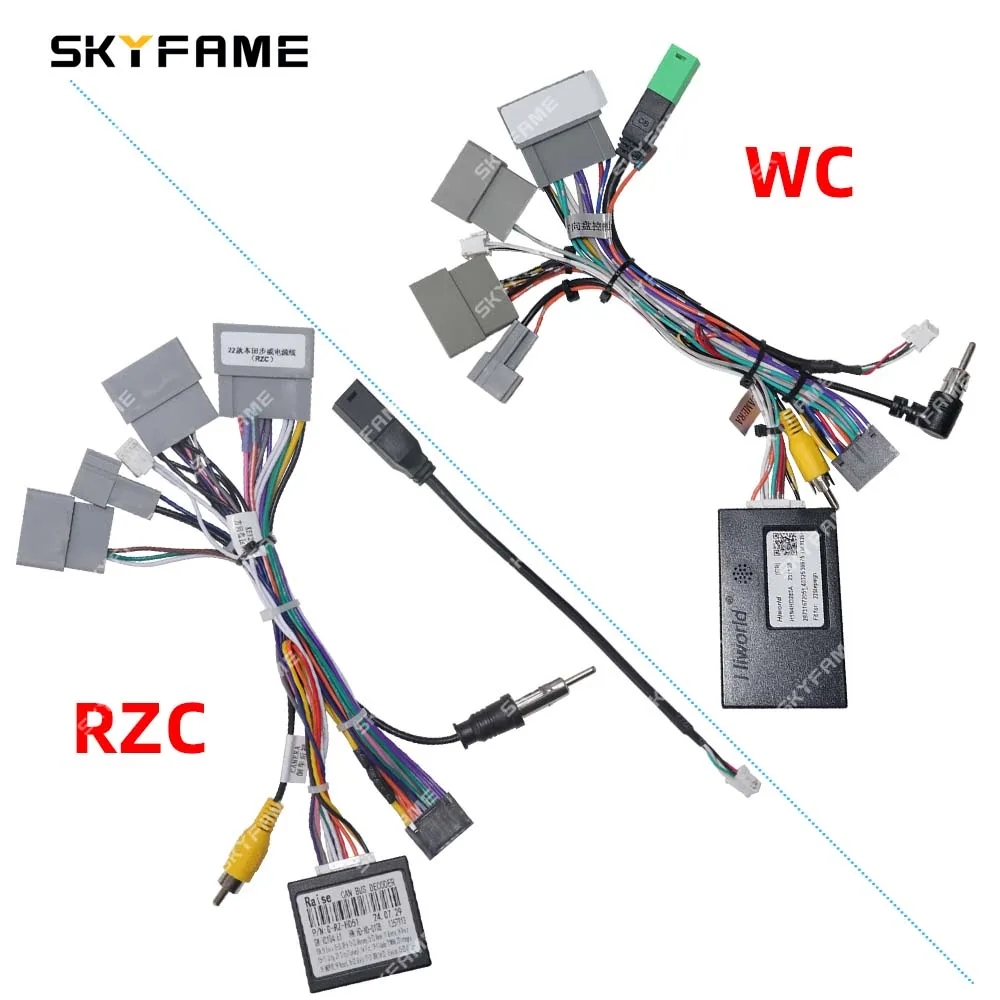SKYFAME-Car-16pin-Wiring-Harness-Adapter-Canbus-Box-Decode-Android