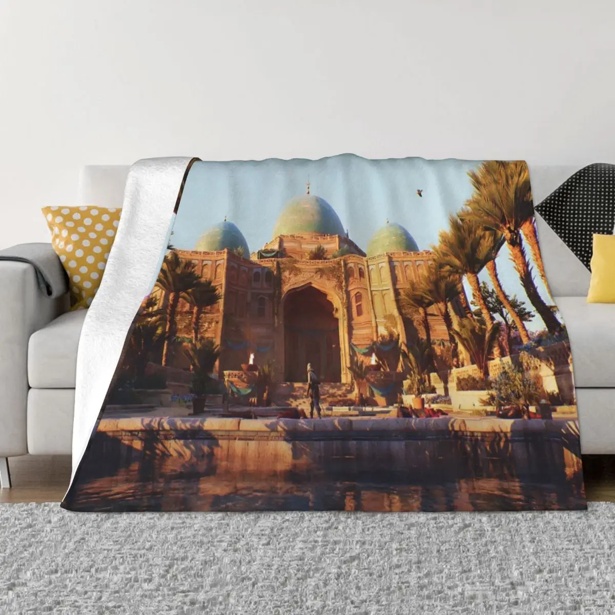 Assassins Creed Mirage Coperte Copridivano Flanella All Season Game Lover Coperta Morbida Per Biancheria Da Letto Trapunta Sottile In Peluche All'Aper