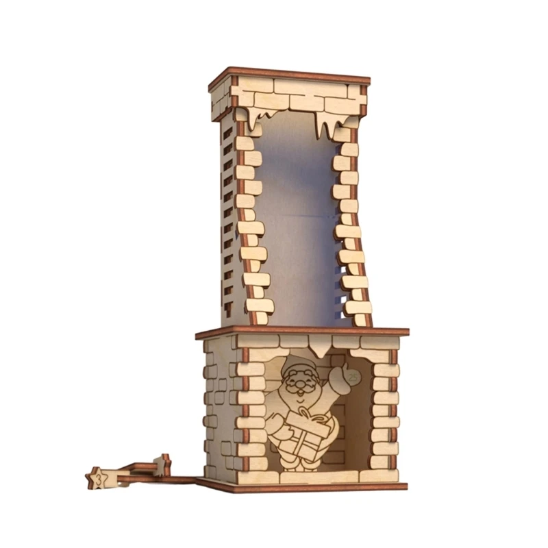

Festive Advent Calendar Unique Desktop Fireplaces Shaped Christmas Decor