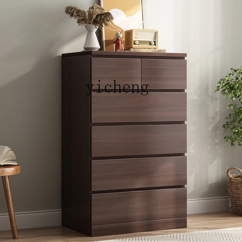 

ZK Chest of Drawers Storage Cabinet Burlywood Simple Modern Home Bedroom Living Room