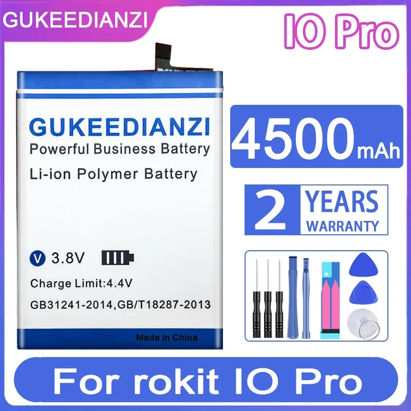 

GUKEEDIANZI Replacement Battery IOPro 4500mAh For rokit IO Pro Mobile Phone Batteries